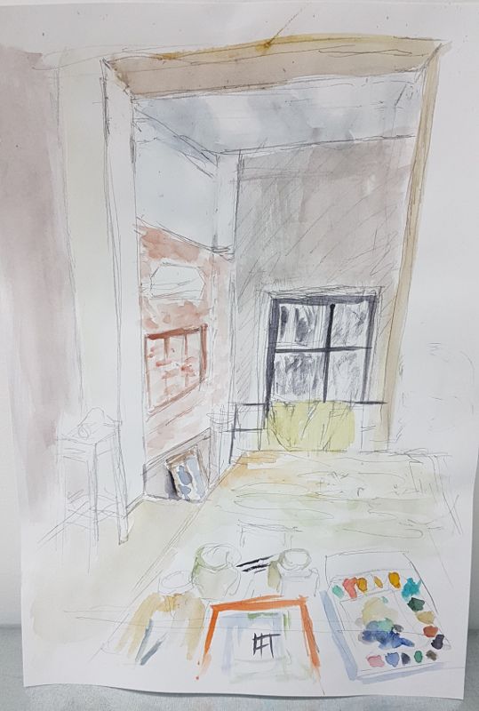 Segundo boceto del taller