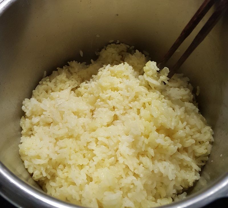 Arroz cocido