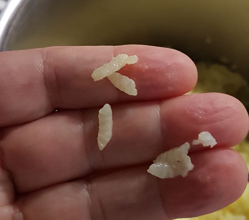 Arroz después de la cocción