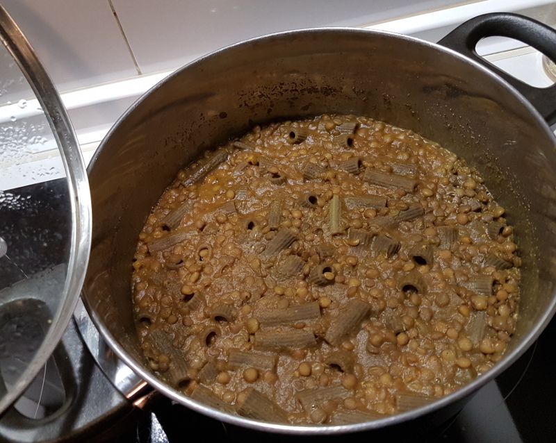 harak osbao-lentejas y pasta