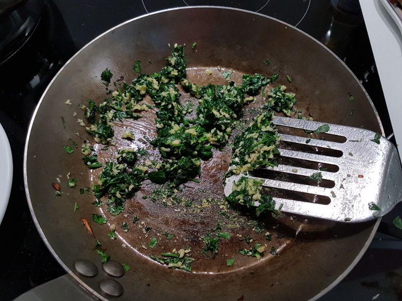 harak osbao cilantro y ajo
