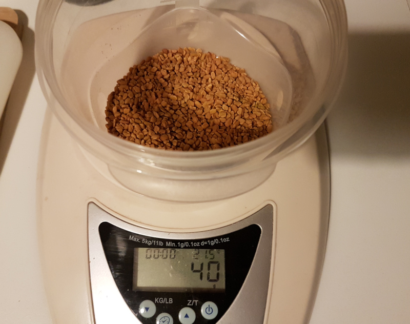 40 g de alholva