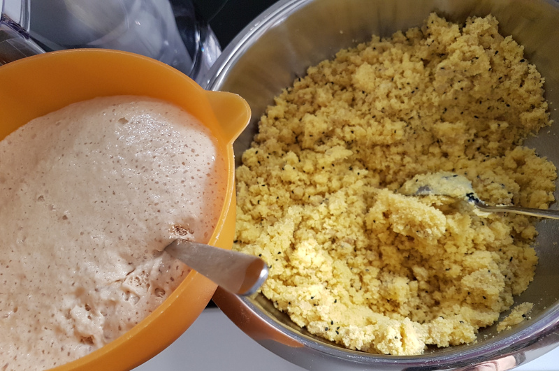 espuma en agua de cocer alholvas