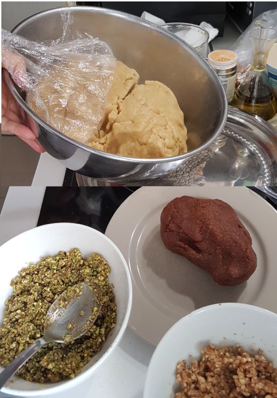 Los rellemos del maamul preparados