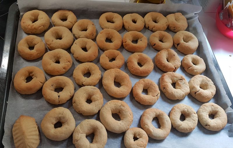 rosquillas de maamul despues de hornear