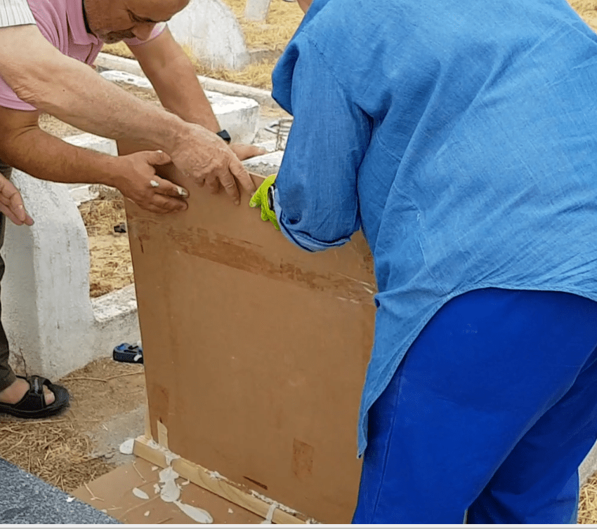 colocando la primera pieza 3